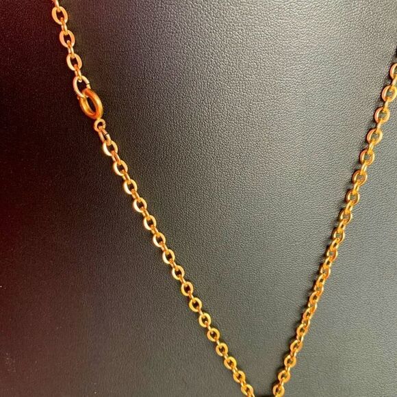 Lovely Cameo pendant Necklace in Pearls/Gold plate, Unmarked - Picture 5 of 5